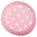 Pink Polka Dots Cupcake Papers
